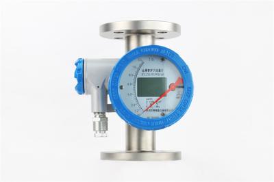 China Water Flow Rate Meter Metal Tube Rotor Flow Meter Protection Grade IP65/IP67/IP68 for sale