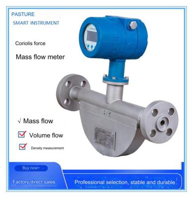 China Coriolis Force Mass Flowmeter Ideal for Chemical Petroleum and Pharmaceutical Industries zu verkaufen