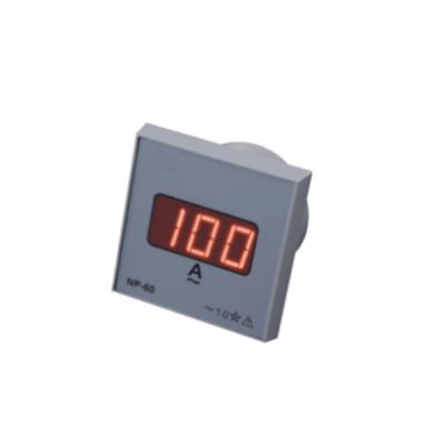 China High Quality Ammeter Current Meter Metal Single Phase NP-60 Digital Panel Meter for sale