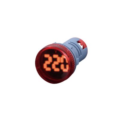 China Metal Monitor Signal Indicator Light AC Voltage Meter Digital Voltmeter For Sale for sale