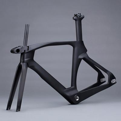 China Newest Track Bike Carbon 700C Fiber T800 Toray Carbon Fiber Track Frame FM208 Fixed Speed ​​Bike Frame for sale