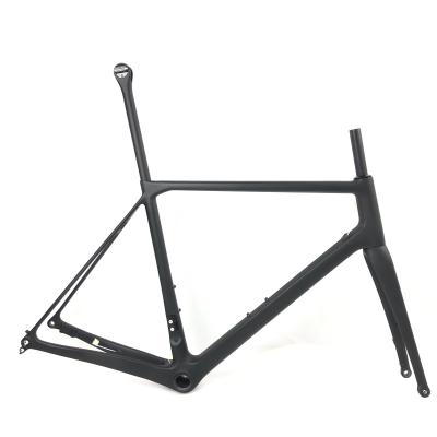 China Road Bicycles Fork 390+-10g Weight Carbon Road Bike Frame Disc Brake For Road Bike for sale