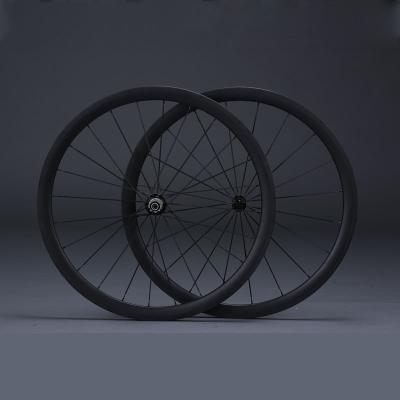 China Anvil / 700c Carbon Fiber Tubular Road Wheelsets For Road Bike Wheel Rim 38-T/C for sale