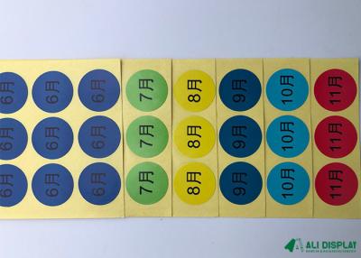 China 10mm CDR Zelfklevende Cirkelstickers Te koop