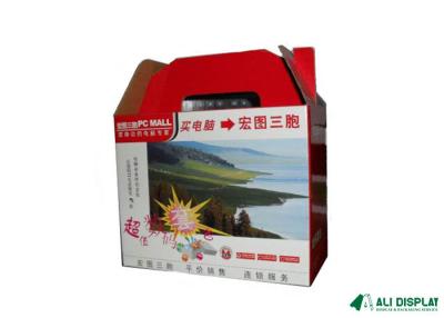 China 500mm Golfdozen met Handvatten Matte Colored Corrugated Mailing Boxes Te koop