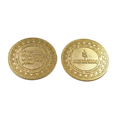 China China Manufacturer UAE Souvenir Coins Custom Min Plating Zinc Alloy Coins Gold Metal Souvenir Coin for sale