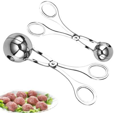 China 2PCS Kitchen Viable Instruments Non Stick Practical Meat Baller Cooking Tool Kitchen Meatball Scoop Ball Maker Kitchen Accessories for sale