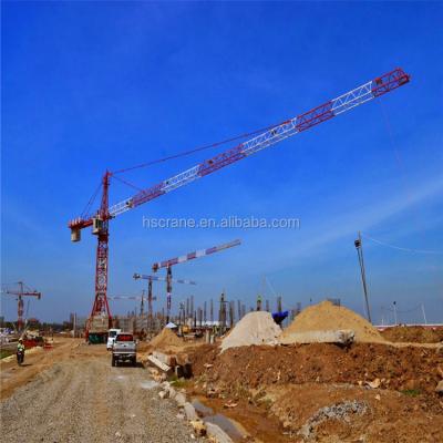 China Tower Crane Heavy Duty Tower Crane Anemometer Wind Speed ​​Meter QTZ80 6010A Tower Crane Price for sale