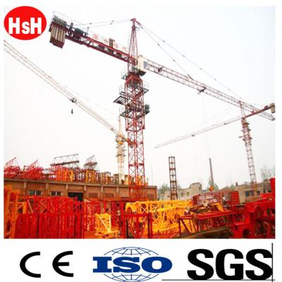 China Tower Crane HSH New 8t QTZ6013 Fixed / Traveling Flat Surface Tower Crane for sale