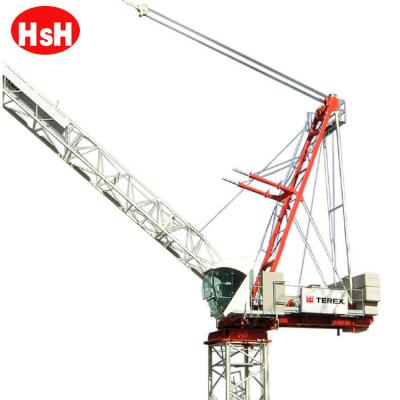 China QTD 125 55m Crane Tower Crane Price 8T Luffing Boom Crane Jib Jib Cylinders Hydraulic Cylinders for sale