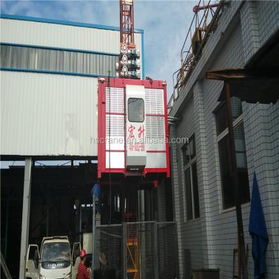 China New Model Construction Hoist sc200/200 High Efficient Building Construction Elevator for sale