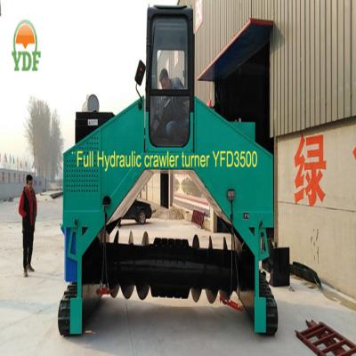 China Full Hydraulic Crawler Lifting Compost Turner for sale