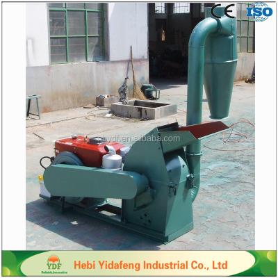 China 22HP wood chip matched with diesel engine hammer mill for biomass pellet processing for sale