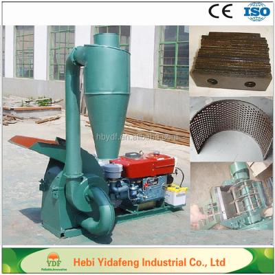 China diesel wood chipping hammer mill/corn hammer mill/wheat flour mill for sale