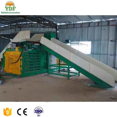 China Automatic Oil Palm Fiber Horizontal Fiber Baler for sale