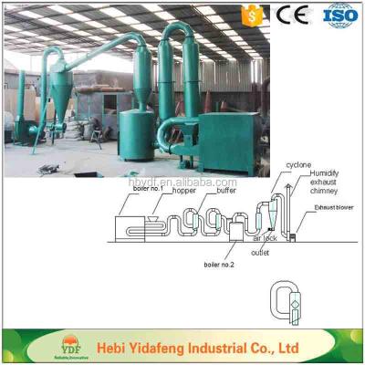 China Industrial Biomass Airflow 700KG/H Cassava Chips Dryer For Sale for sale