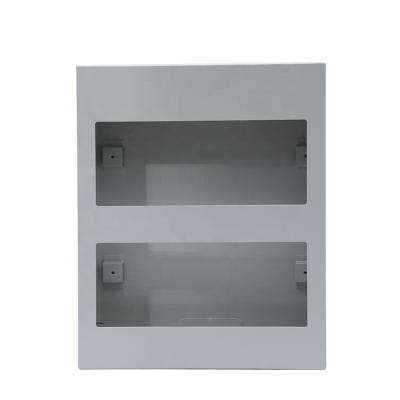 China Iron Sheet 30way 2Row MCB Panel Electrical Distribution Board for sale