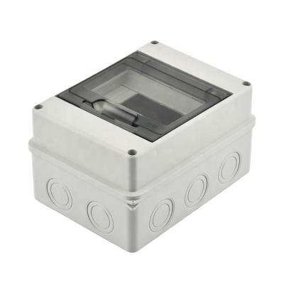 China Used At Outdoor Plastic Waterproof Wiring Open Strong Open Electrical Box Ac Distribution Box Transparent Cover Rainproof for sale