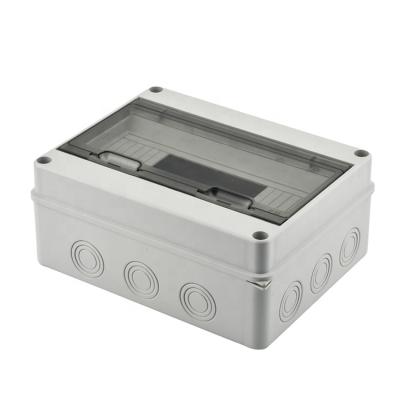 China Plastic Electrical Distribution Box IP65 Waterproof Power Supply 12 Way Outdoor for sale