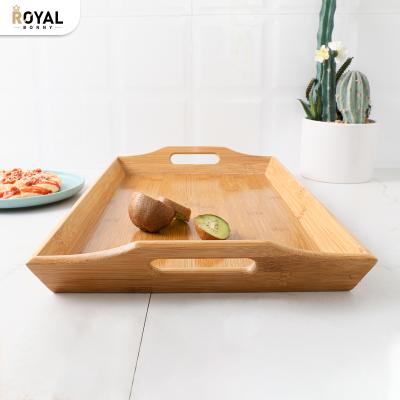 China Nordic Rectangular Bamboo Household INS Saucer Tea Tray Snack Tray Fruit Tray S273 (NZ143) for sale