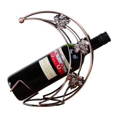 China Morden's new creative metal wine rack for sale