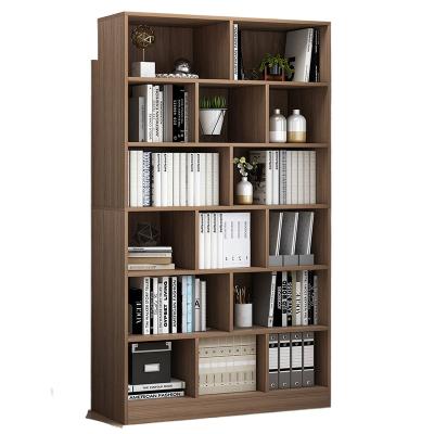 China modern promotional good quality living room solid wood simple small bookcase for sale