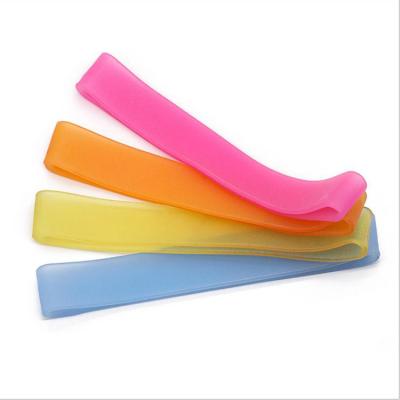 China For Women Butt And Legs Exercise Hot Selling Exercise Belt Multicolor Silicone Tension Bands Yoga Belt Yoga Assistant Resistance Bands Hips And Slim Legs for sale