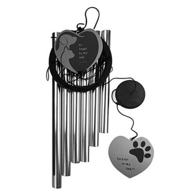 China Heart Shaped Cat Heart Shaped Pet Memorial Easy Installment Easy Custom Sympathy Gift Large Large Dog Wind Hanging Custom Chemi Rings Metal For Loss for sale