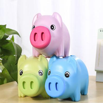 China Home Decor China Piggy Bank Money Saving Box High Quality Plastic Sealed Pink Gifts and Boxes Saving Toy for Pig Money Keeper Box Gifts for sale