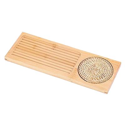 China Japanese Style Japanese Bamboo Wooden Serving Trays, White Bamboo Tea Tray Serving - 100% Eco-Friendly for sale