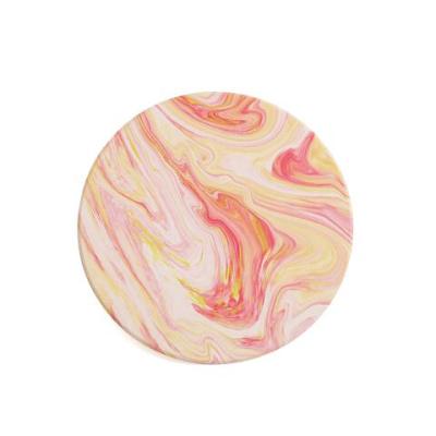 China Viable Low Prices Without Metal Coaster Custom Sublimation Ceramic Coasters for sale