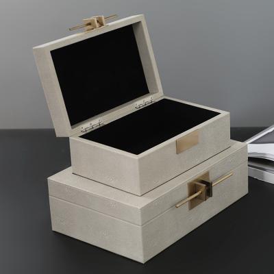 China Modern Decorative Woman Jewelry Organizer Box Luxury Storage Box for Necklace and Bracelet for sale