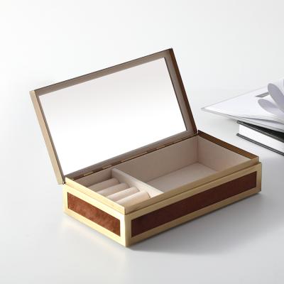 China Wholesale Modern High Quality Wooden Women Girls Necklace Ring Jewelry Box Storage Organizer for sale