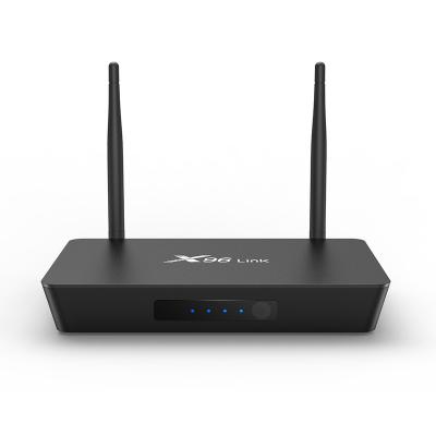 China Support 4K Newcomer OTT TV Box With Router Android 7.1 Amlogic S905W&SIFLOWER SF16A18 Chipset Smart TV Box X96 Double Link for sale