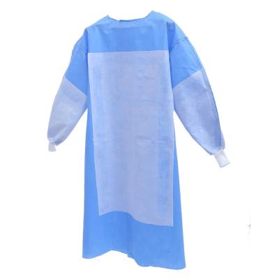 China Medical Care Medical Surgical Gown SMS Operation Gown With Disposable Sterile Level 4 Surgical Gown for sale