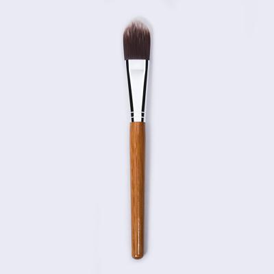 China New Bamboo Face Mask Applicator Face Mask Brush Vegan Synthetic Hair Face Mask Brush Base Logo Cruelty Free Synthetic Hair for sale