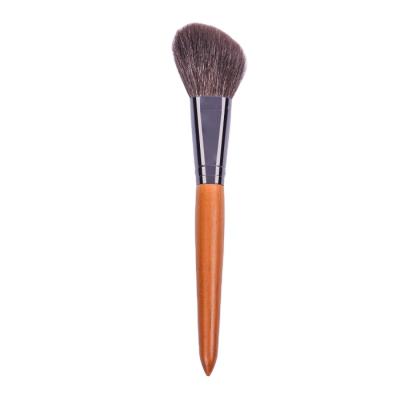 China Custom Large Smudge Brush Soft 1pc Blush Brush , Simple Cosmetic Brush Tool for sale