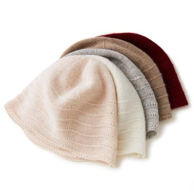 China COMMON Custom Outdoor Warm Cashmere Bucket Hat Girls Ladies Winter Fashion Women Cashmere Bucket Hat Luxury for sale