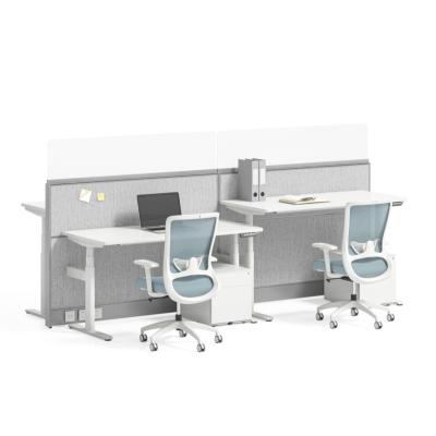 China Height Adjustable Office Furniture Sit And Stand Office Desks Electric Workstation for sale