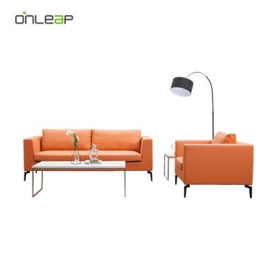 China Onleap Sofa Chair Set Furniture Modern Living Room Reclining Sofa Set for sale