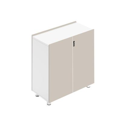 China Contemporary High Quality Small Wooden Storage Cabinet Two Door Office Filing Cabinets for sale