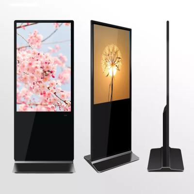 China 43 Werbung 55 Zoll-Innenboden-Stand LCD-digitaler Beschilderung, die Ausrüstungs-Totem spielt zu verkaufen