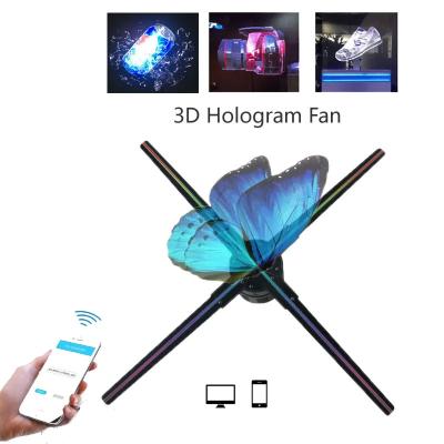 中国 浸透体験 65cm 3d LEDホログラムファン JPG / PNG 形式 魅惑的なディスプレイ 販売のため