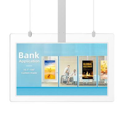 China 700 Nits Hanging Transparent LCD Screen 55inch OLED Double Sided Digital Display for sale