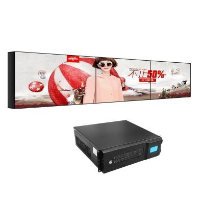 China Videowand 450cd/M2 4K zeigen Anzeige 22Kg Einfassung 5.3mm Fernsehen LCD an zu verkaufen