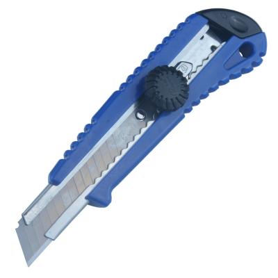 China Art Knife Large 18mm Blue Serving Precision Knives Durable Metal Modern Retractable Serving Precision Knives for sale