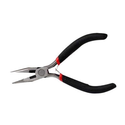 China Fashionable Wholesale Hardware Tools Multi Purpose Manual Pliers Sniff Round Mental Pliers With Black Handle for sale