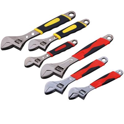 China High Torque and Hardness Latest Designs Forging DIY Tools Adjustable Wrench Monkey Wrench Hardware Steel Wrench for sale