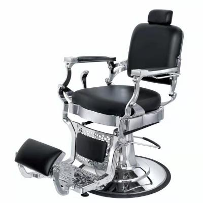 China Modern Professional Vintage Barber Chair Barbershop Station Styling Men Salon Chair for sale