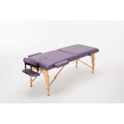 China Modern Portable Physiotherapy Bed Portable Moxibustion Needle Therapy Fire Household Folding Massage Bed Solid Wood for sale